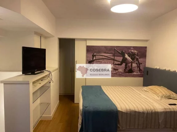 Imagem Apartamento com 1 dormitório para alugar, 45 m² por R$ 6.355,00/mês - Vila Olímpia - São Paulo/SP
