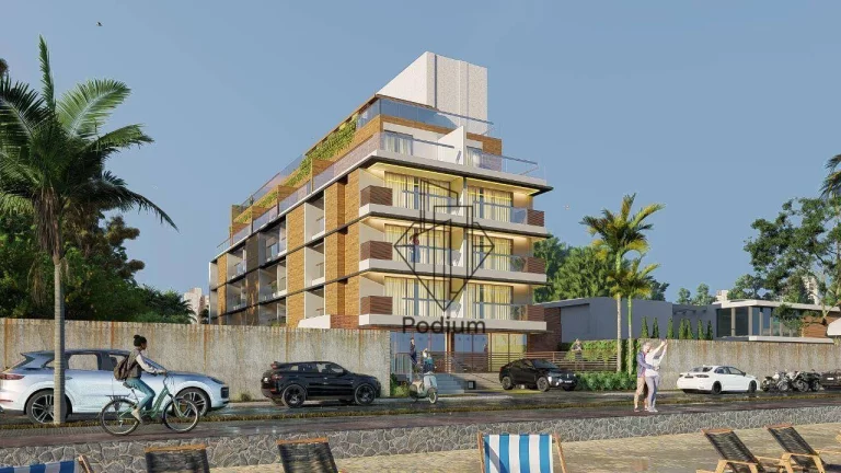 Imagem Flats Térreo com área privativa a beira mar da praia de Cabo Branco - FL0288