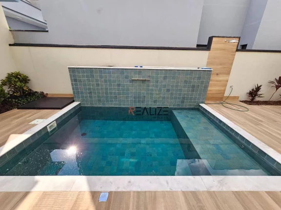 Imagem Casa com 3 suítes e piscina à venda, 202 m² por R$ 1.820.000 - Condomínio Jardim Piemonte - Indaiatuba/SP