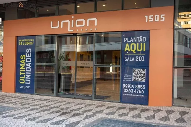 Imagem Sala Comercial para Venda em Curitiba, Água Verde, 1 banheiro