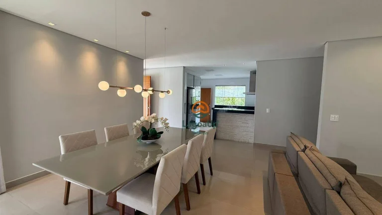 Imagem Casa com 3 dormitórios à venda, 213 m² por R$ 1.240.000 - Campo das Azaléias - Lagoa Santa/MG