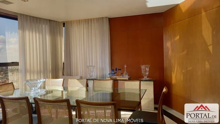 Imagem Apartamento a venda no Belvedere, um apartamento de 4 quartos a venda, 240 m² e 5 vagas livres, acabamento impecável