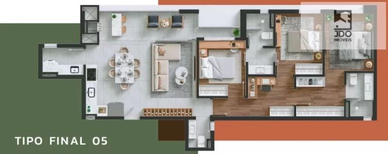 Imagem Apartamento a Venda no bairro Portão - Curitiba, PR