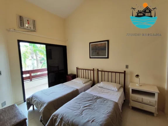 Imagem Casa para Alugar em Juquehy, 4 Quartos, sendo 02 Suítes, serviço de praia, Piscina, max 08 pessoas, 500 metros da praia, | Juquehy Imobiliária
