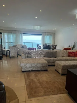 Imagem Apartamento de luxo para locação no Jardim Astúrias, Guarujá-SP: 4 quartos, 4 suítes, 3 salas, 5 banheiros, 3 vagas, 350m².