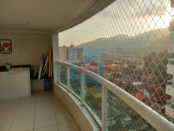 Imagem Apartamento no Centro de Mongaguá - 2 Dormitórios (1 Suíte) - Varanda Gourmet - 1 Vaga de Garagem - R$ 345 mil, Cod: 350