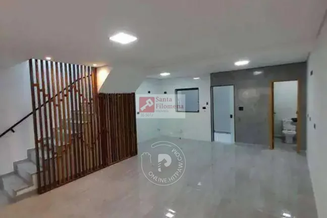 Imagem Sobrado para Venda em Santo André, Jardim das Maravilhas, 3 dormitórios, 1 suíte, 2 banheiros, 2 vagas