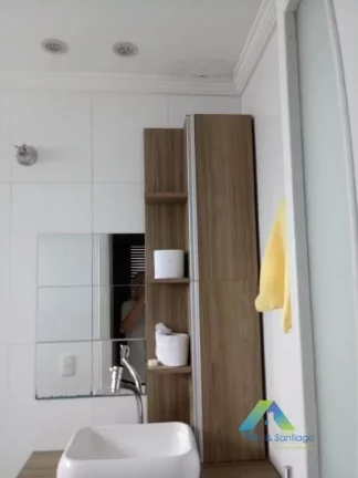 Imagem Apto duplex à 200 metros do metro Conceição 138 metros quadrados distribuídos em dois pisos Dois quartos com armários planejados Dois banheiros .