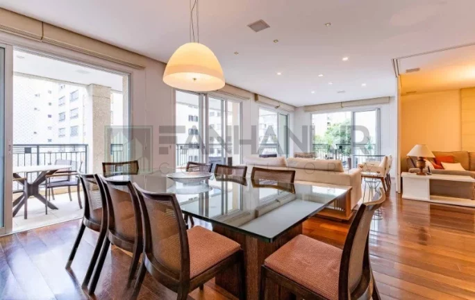 Imagem Apartamento de alto padrão com 4 quartos e 4 vagas no Jardim Paulista, São Paulo-SP - 266m² - Venda ou Locação!