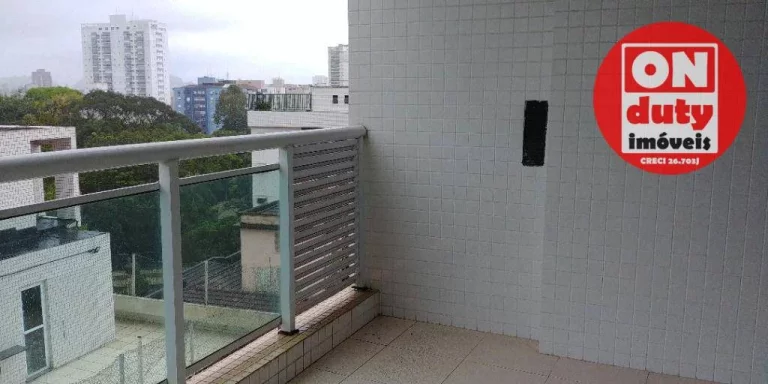 Imagem Apartamento com 2 dormitórios à venda, 76 m² por R$ 932.910,00 - José Menino - Santos/SP