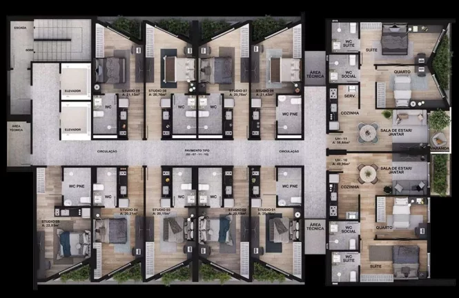 Imagem Flat Moderno e Sofisticado em Manaíra – 21 m² de Conforto Inteligente!