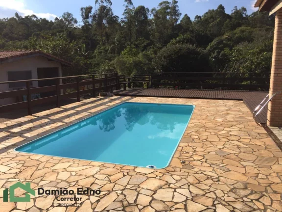 Imagem Chacara com 4100 metros, lago com peixe, churrasqueira, piscina, fogão alen