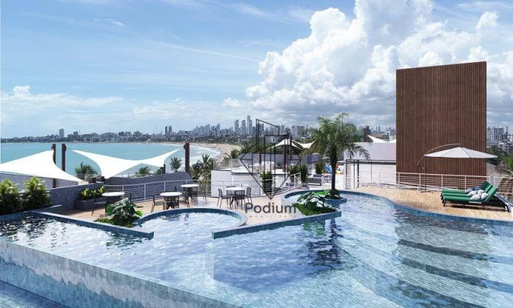 Imagem Apartamentos com varanda /sacada a beira mar da praia de Intermares - AP2260