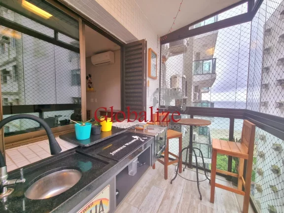 Imagem Apartamento de luxo à venda em Santos-SP, 3 suítes, 2 banheiros, 2 vagas demarcadas, 177m² no Boqueirão! R$1.800.000