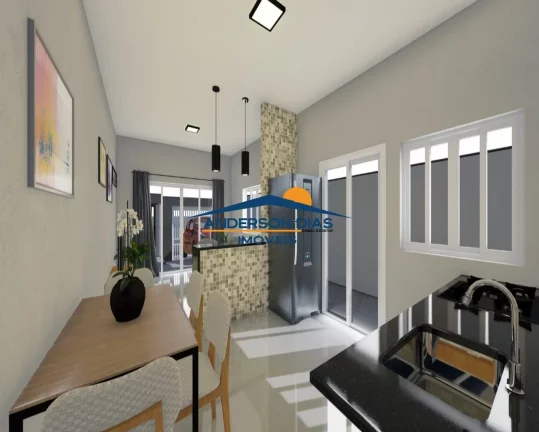 Imagem Casa com 2 dormitórios à venda, 72 m² por R$ 380.000 - Massaguaçu - Caraguatatuba/SP