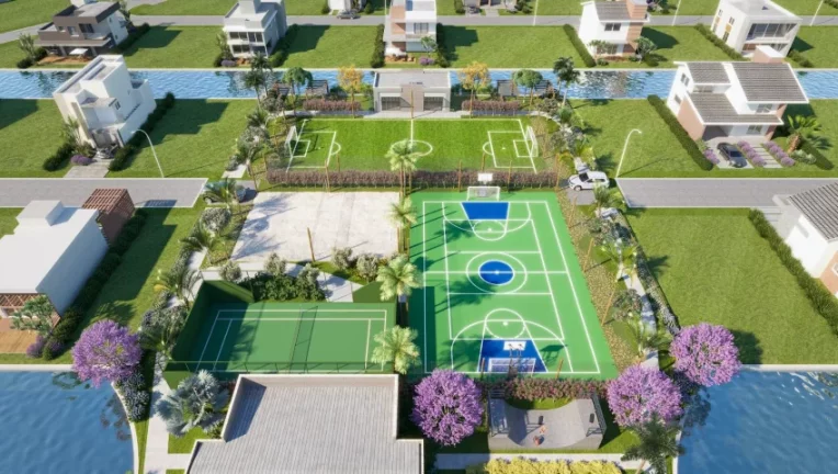 Imagem Blue Condomínio Clube - Terreno à venda no bairro Deltaville - Biguaçu/SC