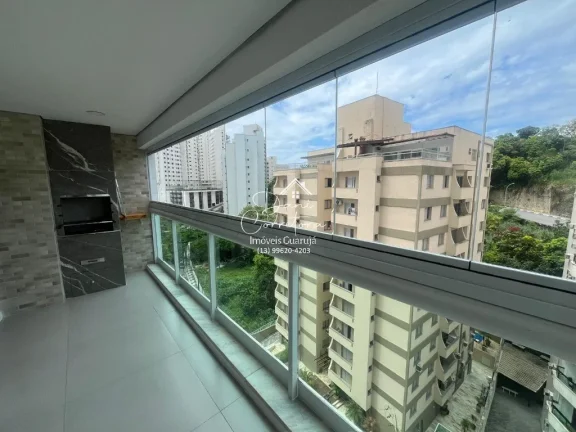 Imagem Aluguel apartamento com lazer Astúrias, Guarujá-SP: 2 Quartos, 1 Suíte, 2 Salas, 2 Banheiros, 2 Vagas, 90m².