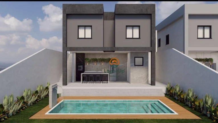 Imagem Casa com 3 dormitórios à venda, 132 m² por R$ 750.000 - Shalimar - Lagoa Santa/MG