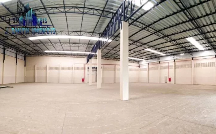 Imagem Galpão COM RENDA. AC. 2.847m² para locação - Taboão da Serra.