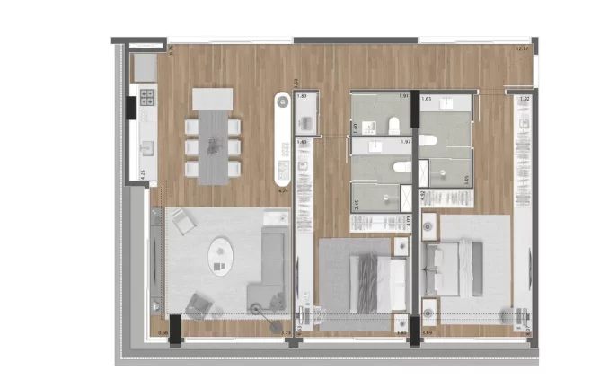 Imagem Imóvel com 1 Quarto à Venda, 34 m² em Itaim Bibi - São Paulo