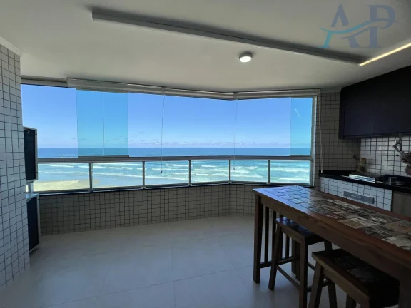 Imagem Apartamento Frente Mar em Praia Grande com 3 Dormitórios