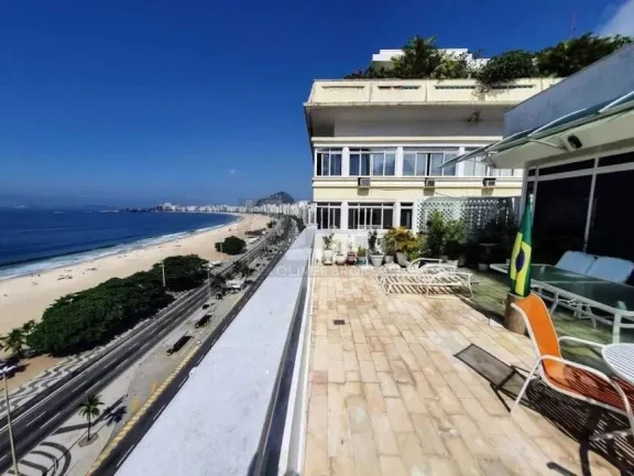 Imagem Cobertura à venda na Atlântica, 4 suítes, 357m2, 1 vaga, Vistão para o Mar.