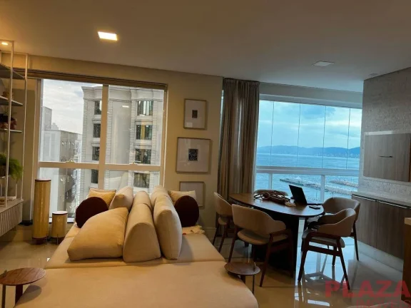 Imagem Apartamento Mobiliado com Vista Mar – 3 Suítes | 2 Vagas | Centro de Itapema
