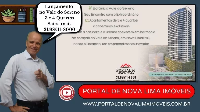 Imagem Cobertura a venda com 4 quartos suítes no Vale do Sereno, 324 m² Prédio com área de lazer, excelente localização