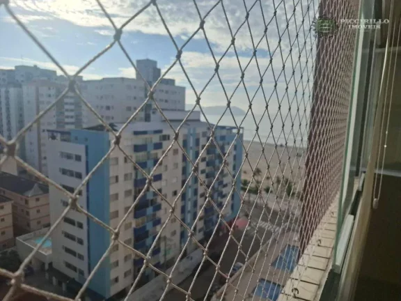 Imagem Apartamento com 1 dormitório à venda, 50 m² por R$ 370.000 - Vila Guilhermina - Praia Grande/SP