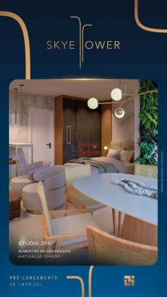 Imagem Imóveis Belém vende Skye Tower Studio de 39m² no Umarizal Imagem Imóveis Belém vende Skye Tower Studio de 39m² no Umarizal