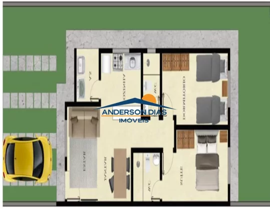 Imagem Casas com 2 dormitórios à venda, 60 m² por R$ 270.000 - Golfinho - Caraguatatuba/SP