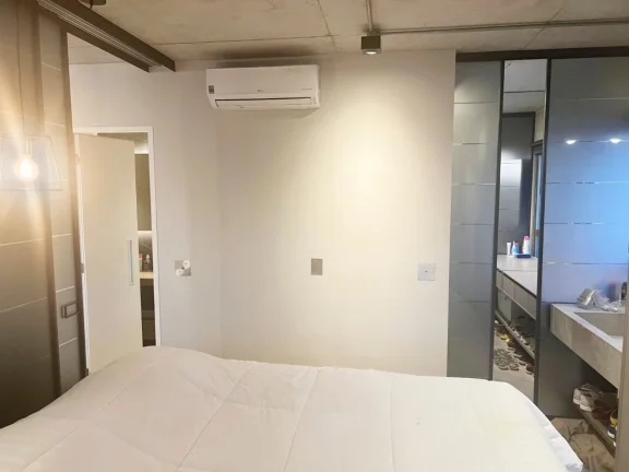 Imagem Apartamento 70M², 1Q, 1 Suíte, 2 Banheiros, 1 Vaga, Academia, Piscina, Playground, Mini Mercado, Pista Caminhada, Solarium, Sauna, Home Office.