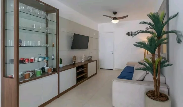 Imagem Apartamento com 2 dormitórios para alugar, 75 m² por R$ 600,00/dia - Acarau - Ubatuba/SP