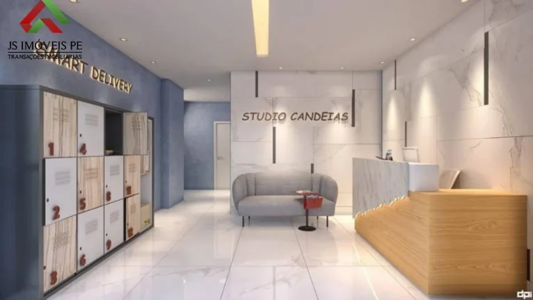 Imagem Apartamento à venda em Candeias, Jaboatão dos Guararapes-PE: 1 quarto, 1 sala, 1 banheiro, 1 vaga, 23,87m²!