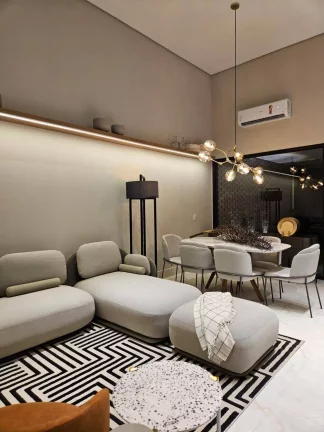 Imagem Casa mobiliada e decorada em residencial planejado