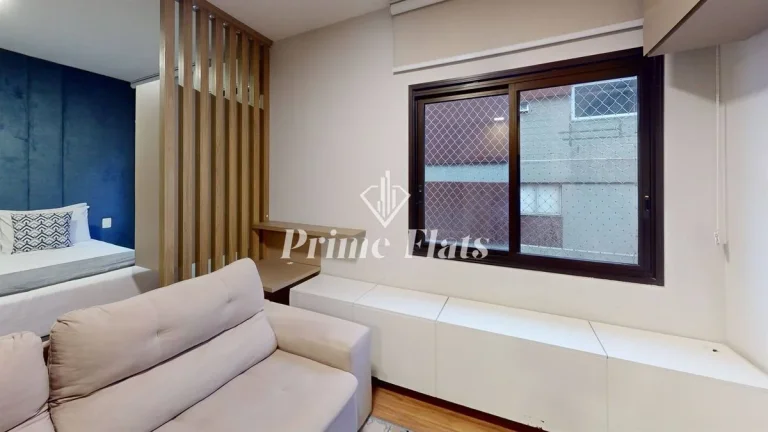 Imagem Flat disponível para venda no Hotel Hampton Park, com 31m², 1 dormitório e 1 vaga