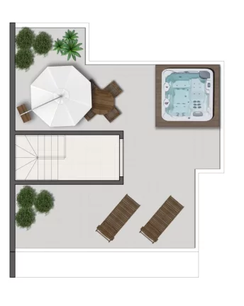 Imagem Triplex para Venda em São José dos Pinhais, Boneca do Iguaçu, 3 dormitórios, 3 suítes, 4 banheiros, 3 vagas