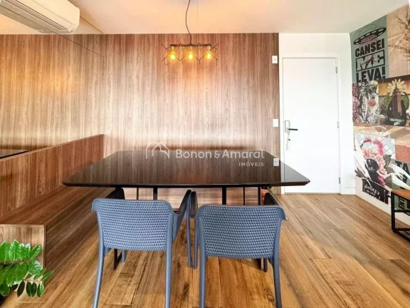 Imagem Lindo apartamento em andar alto, com vista privilegiada para o Cambuí e sol da manhã. Empreendimen...