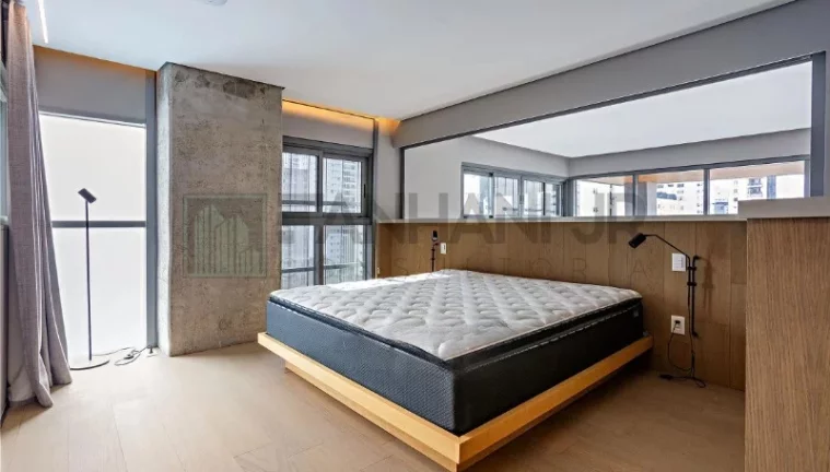 Imagem Imóvel de alto padrão: Apartamento à venda ou locação em São Paulo-SP, Cerqueira César - 1 quarto, 1 suíte, 2 salas, 2 banheiros, 1 vaga, 105m².