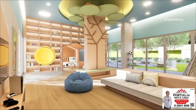 Imagem Lançamento de apartamento a venda em destaque possui uma planta ampla e bem distribuída, com 108 m2 de área privativa