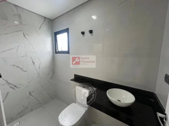 Imagem Sobrado para Venda em Santo André, Vila Lucinda, 3 dormitórios, 2 suítes, 3 banheiros, 4 vagas