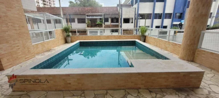 Imagem Apartamento com 2 dormitórios à venda, 61 m² por R$ 380.000,00 - Vila Caiçara - Praia Grande/SP
