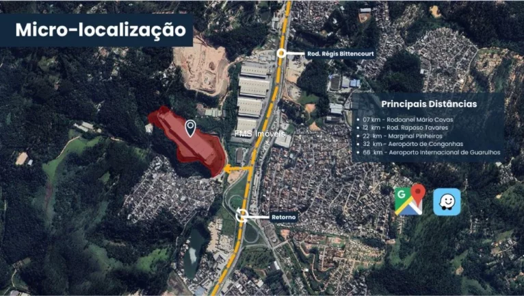Imagem Aluguel de Galpão Comercial de 14.236m² com 244 Vagas em Maria Imaculada, Embu das Artes-SP