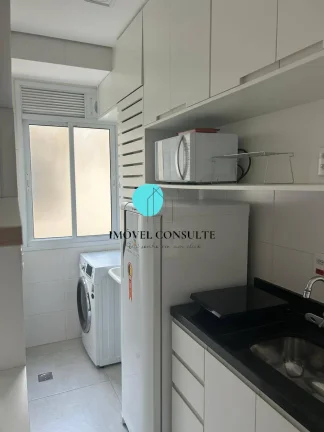 Imagem Apartamento mobiliado para locação com 1 dormitório e 1 vaga