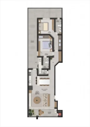 Imagem Apartamento diferenciado, ótimo investimento. Centro