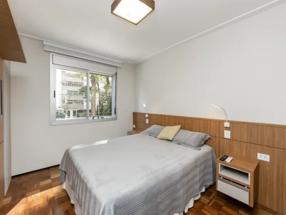 Imagem Apartamento Paraiso - 138M², 3 Dorms, 1 Suíte, 1 Vaga Determinada, Armários, Lavabo, Mobiliado.