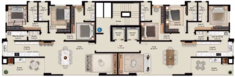 Imagem Apartamento à venda no bairro Meia Praia - Itapema/SC