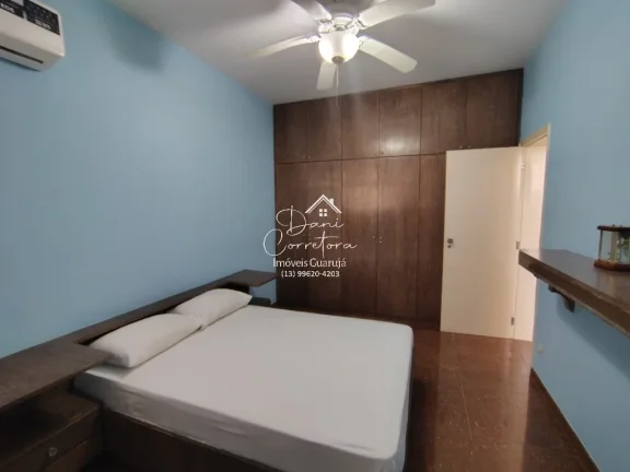 Imagem Apartamento de 3 quartos com suíte, 2 salas e 2 vagas de garagem na Vila Luis Antônio em Guarujá-SP - 150,25 m² de área