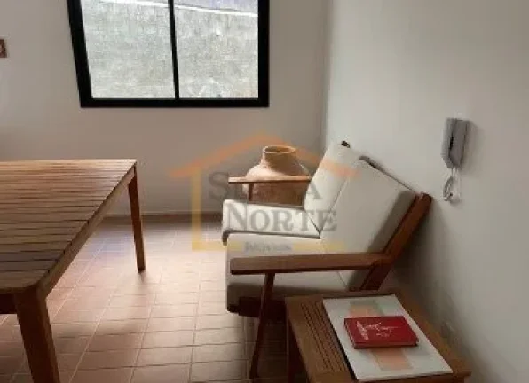 Imagem Apartamento com 1 dormitório, cozinha, banheiro, 26m².

Condomínio com lavanderia, salão de fest...