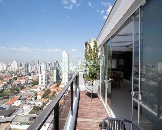 Imagem 317 metros 4 dormitórios 4 suítes 5 banheiros 4 vagas Cobertura Duplex toda reformada, pronta para...